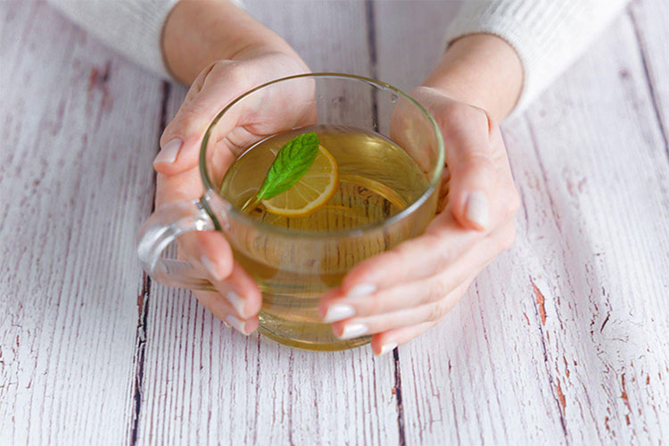 Drink Green Tea with Lemon