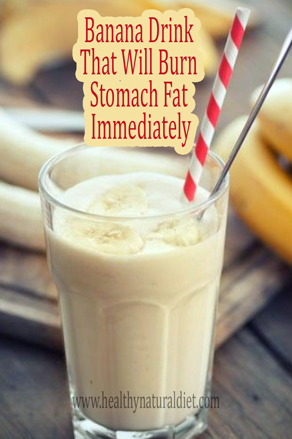 Banana Drink That Will Burn Stomach Fat Immediately