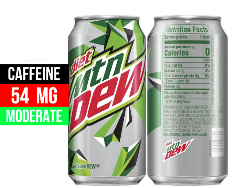 How Much Caffeine Does a Mountain dew Have?